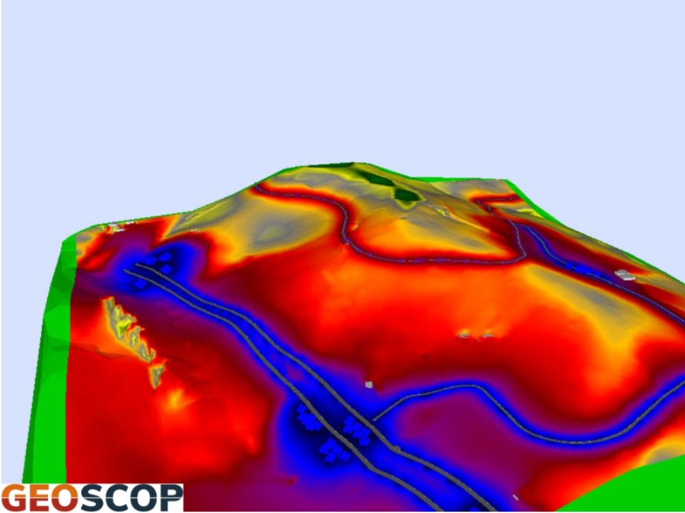 Résultat de simulation acoustique 3D 